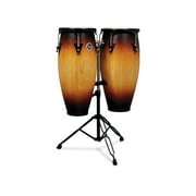 Latin Percussion LP City Wood Congas Set with Stand - Vintage Sunburst