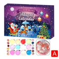 thumbnail image 2 of 24Pcs/Set Slime Advent Calendar 2020 Christmas Countdown Toys Christmas Decor Theme For Kids Teens, 2 of 5
