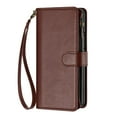 thumbnail image 2 of Compatible avec Samsung Galaxy Z Fold3 5G Étui Portefeuille Premium à Fermeture Éclair Grand Espace à Rabat en Cuir PU, 2 of 5