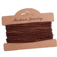 thumbnail image 3 of Cadena de eslabones torcidos Zulema Recubrimiento de bronce rojo Eslabón de las cadenas de cable, 3 of 8