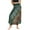 Green, variant on Women's Baggy Boho Yoga Pants Jumpsuit Floral Printed Jumper Romper Smocked Waist Drawstring Gypsy Pant Bohemian Hippie Bloomer Balloon Black One Size