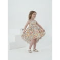 thumbnail image 2 of famuka Little Girl Summer Strap Dress Toddler Flowers Sundress Child Cotton Swing Dresses, 2 of 10