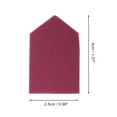 thumbnail image 2 of Unique Bargains 10 Pcs House Shape Face Makeup Sponge Wine Red, 2 of 4