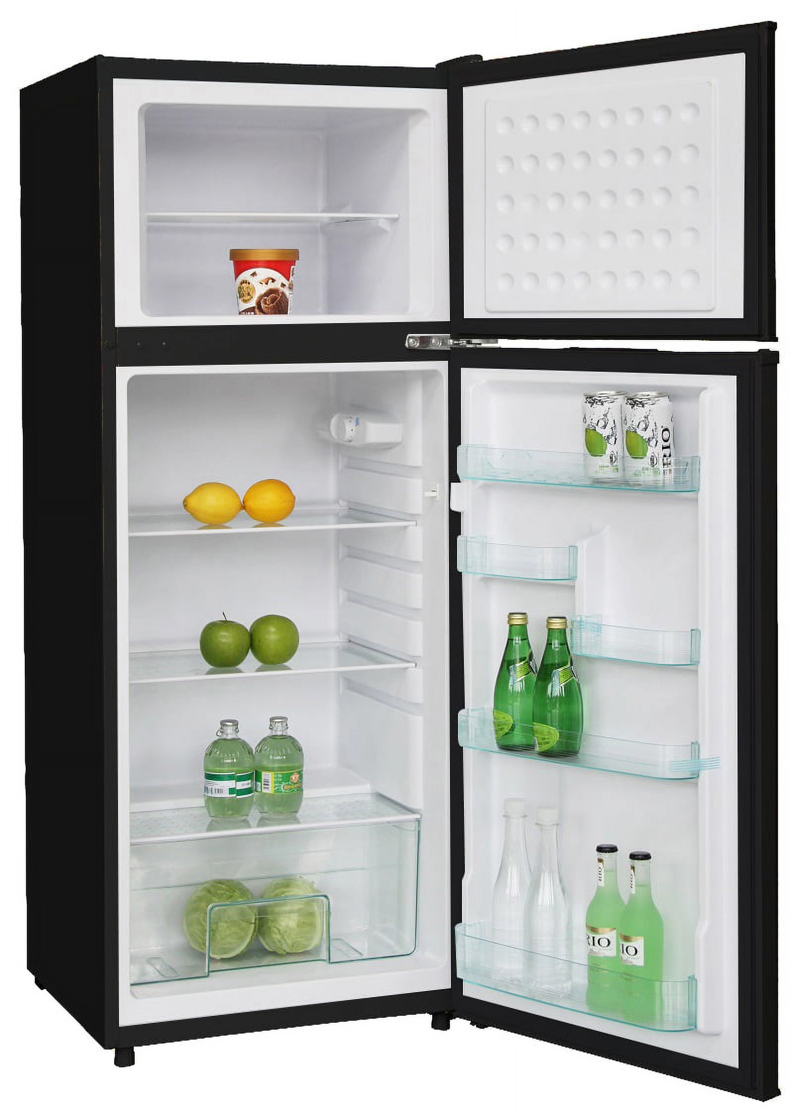 RCA 7.5 Cu. Ft. Top Freezer Refrigerator, RFR741 (Black) - image 3 of 3