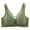 Army Green, variant on Ashirexll Bras for Women, Lace Lace Thin Plus Size Soft Breathable Comfortable Wireless Posture Support Bra Army Green 36/80B
