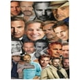 thumbnail image 3 of Blanket Kevin Costner Soft and Comfortable Wool Fleece Throw Blankets Gift for Home Decoration Sofa Office car Camping Yoga Travel Home Decoration Cozy Plush Beach, 3 of 6