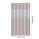 thumbnail image 3 of Cortina de ducha impermeable de EVA empalmada, 180 x 180 cm | Cortina de baño gruesa sin perforaciones con ganchos | Panel impermeable y permeable a la luz, material EVA duradero | Negro, blanc, 3 of 5