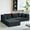Black, variant on YINIX 110" Corduroy Sectional Sofa with Movable Ottomans, U-Shaped Sofa Couch for Living Room, Grey