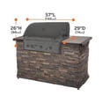 thumbnail image 2 of Classic Accessories Veranda Water-Resistant 57 Inch Island BBQ Grill Top Cover, 2 of 5