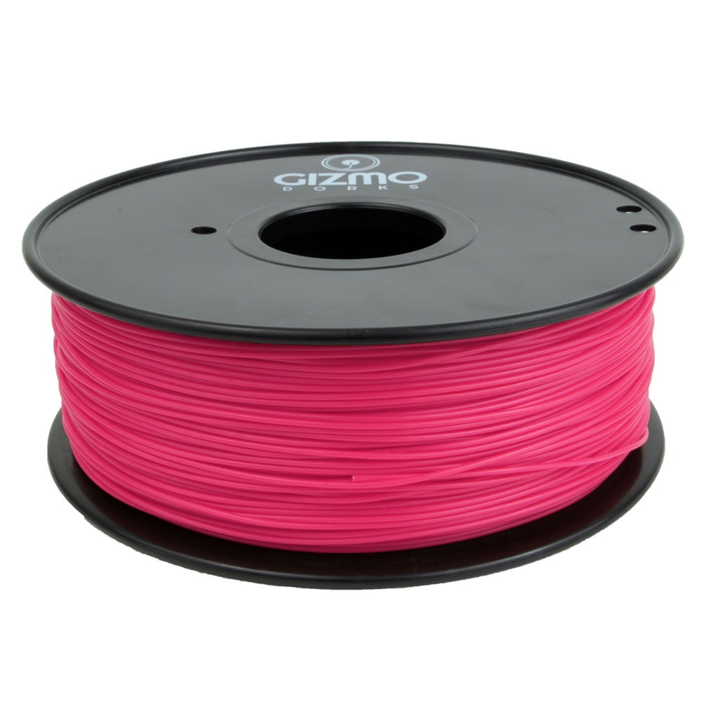 PLA Filament 1kg / 2.2lb for 3D Printers 2.85mm Fluorescent Red Gizmo Dorks 3mm 