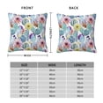thumbnail image 2 of Pofeuu Cactus Print Double-sided plush pillowcase Square Throw Pillow Covers Pillows Cover for Living Room Bedroom Sofa Couch Cushion Cover（No pillow core）-24"x24", 2 of 7