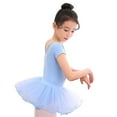 thumbnail image 1 of Vestido de baile para niña, vestido de entrenamiento de manga corta, conjunto de falda de ballet, falda de baile, 1 of 3