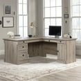 thumbnail image 2 of Bowery Hill Contemporary Engineered Wood L-Shaped Computer Desk in Split Oak, 2 of 18