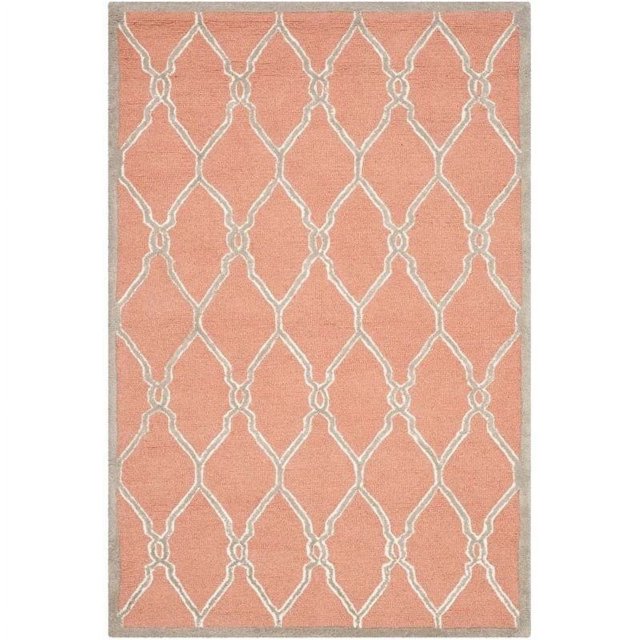 Kingfisher Lane Coral Transitional Rug - 5' x 8'