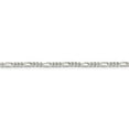 thumbnail image 3 of 925 Sterling Silver 4mm Figaro Chain 18 Inch, 3 of 5