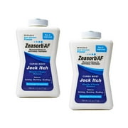 2 Pack Zeasorb-Af Antifungal Jock Itch Super Absorbant Powder 2.5 oz (71 G) Each