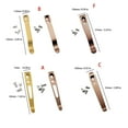 thumbnail image 3 of Heavy Duty Back Clamp Stainless Steel Folding Cutter Pocket Clip For Cutter Tool Compactly Back Clip Carry Accessories, 3 of 8