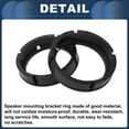 thumbnail image 4 of Anillo espaciador de altavoz Unique Bargains para tweeter, adaptador espaciador de altavoz para Volkswagen Golf MK4 2 juegos, 4 of 7