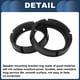 thumbnail image 4 of Anillo espaciador de altavoz Unique Bargains para tweeter, adaptador espaciador de altavoz para Volkswagen Golf MK4 2 juegos, 4 of 7