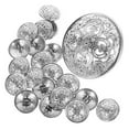 thumbnail image 1 of unbranded 30Ud Botones Decorativos Retro De Metal Plateado Para Abrigo Y Chaqueta Con Y Resistente, 1 of 6