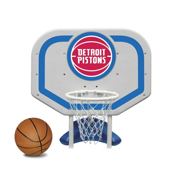 Poolmaster Detroit Pistons NBA Pro Rebounder-Style Poolside Basketball Game
