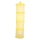 thumbnail image 3 of Organizador de almacenamiento de malla colgante plegable de red con 4 compartimentos, cesta de secado colgante Amarillo, 3 of 6