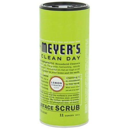 Mrs. Meyer's Clean Day Surface Scrub, Lemon Verbena, 11 Ounce Canister