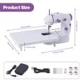 thumbnail image 3 of 202 Mini Sewing Machine with Extension Stand, 3 of 3