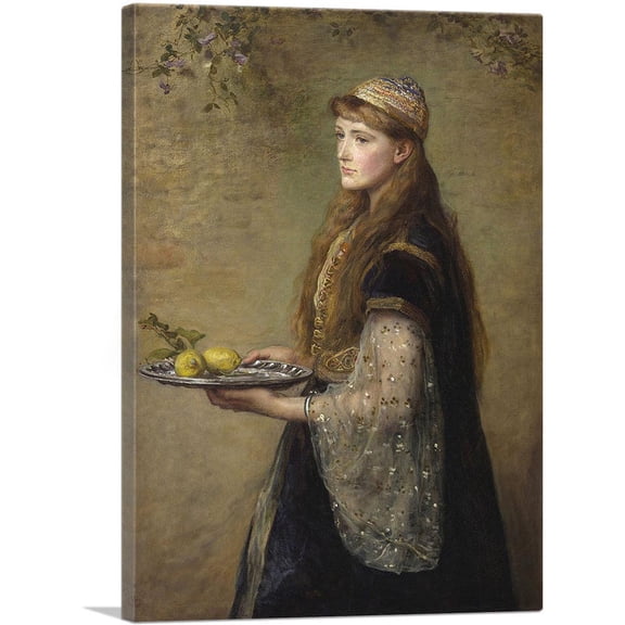 ARTCANVAS The Captive 1882 Canvas Art Print by John Everett Millais - Size: 26" x 18" (0.75" Deep)
