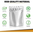 thumbnail image 3 of 55 sacs en mylar de 17,8 x 25,4 cm pour le stockage des aliments, sacs sous vide en mylar Sacs en mylar pour céréales, légumineuses, aliments, grains de café et thé, petits sacs en mylar pour le stoc, 3 of 5