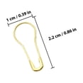 thumbnail image 2 of FENGGUIQU 1000Ud Pins Seguros Metálicos Dorados Con De Calabaza Para Uso En Ropa Y Accesorios, 2 of 7