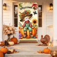 thumbnail image 6 of Tyidzon Thanksgiving Banner, 35 x 71 inch Maple Leaves and Pumpkin Fall Door Cover for Farmhouse Harvest Thanksgiving Decorations, 6 of 6