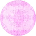 thumbnail image 1 of Ahgly Company Indoor Round Persian Pink Traditional Area Rugs, 5' Round, 1 of 4