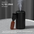 thumbnail image 3 of Waterless Essential Oil Diffuser Aromatherapy Scent Diffusers for Home Large Room, Bedroom, Car, Office, Desk, Battery Operated Mini Portable Air Freshener (Black), 3 of 6