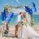 thumbnail image 5 of Decoración de Ventana con Flores y Velos de Mariposas, para Bodas, Festivales, Fiestas, Decoración de Patio Exterior, Arreglo de Escena, 5 of 6