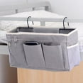 thumbnail image 2 of WEISIPU Bedside Storage Caddy Hanging Organizer Phone Magazine Holder Storage Bag for Headboards Bunk Beds Dorm Rooms, 2 of 3