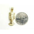 thumbnail image 2 of New 10k yellow Gold Egyptian Nefertiti Queen Cleopatra head Pendant jewelry 2.1g, 2 of 12