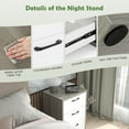 thumbnail image 4 of Giantex 3 Drawer Dresser, Wooden Nightstand End Table for Bedroom or Living Room, 4 of 8