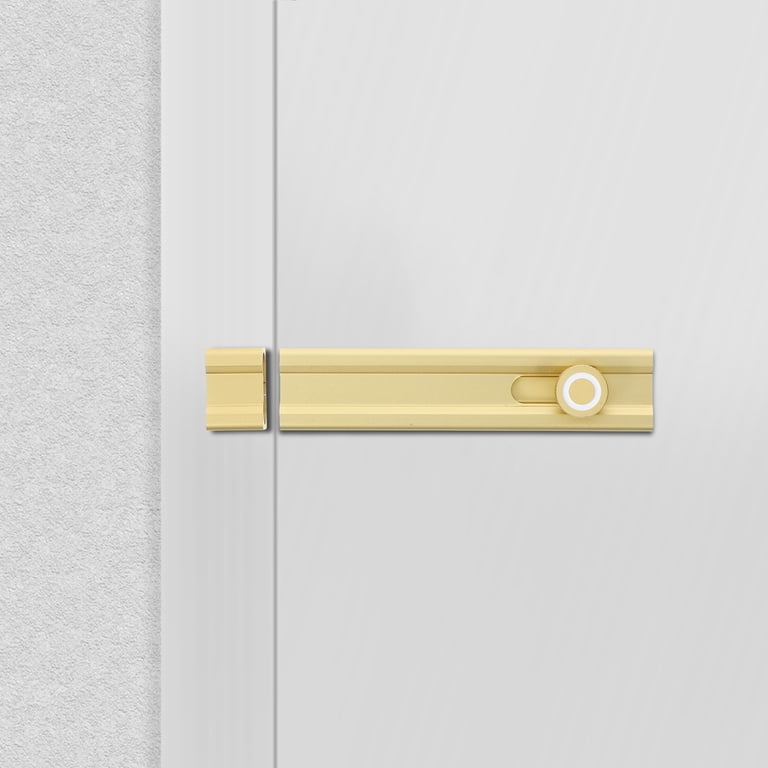 OATIPHO No Drill Golden Door Bolt Lock Adhesive for Sliding and