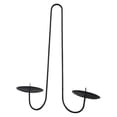 thumbnail image 2 of CoudarTitie Candle Sconce Pillar Candles Stand Iron Wall Candle Holder Decorative for Dining Without Circle, 2 of 9