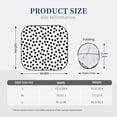 thumbnail image 3 of Windshield Sun Shade, Black white Irregular polka dot Foldable Car Sun Shade Windshield for Front, 2 Pieces, 3 of 7