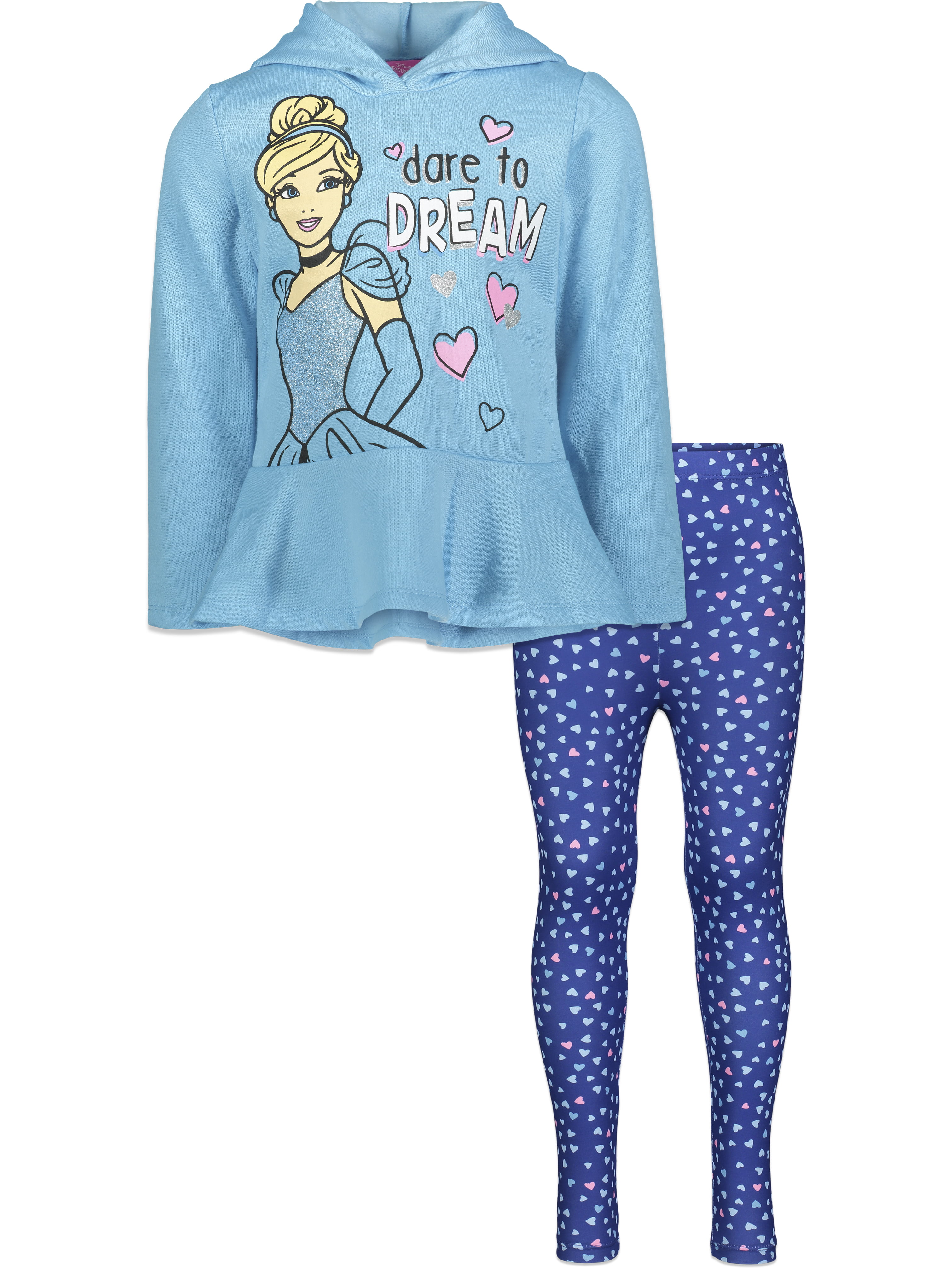 My Little Pony Girls' Blue Pull-Over Hoodie & Legging Set Size 2T 3T 4T 4 5 6 6X 