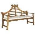 thumbnail image 2 of Safavieh Azusa Indoor/Outdoor Traditional Garden Bench with Cushion, 2 of 7