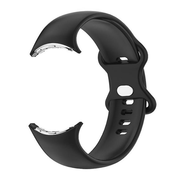 For Google Pixel Watch Single Color Silicone Watch Band Man