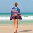 thumbnail image 4 of Independence Day Of The United States Flag Beach Towel, Microfiber Beach TowelsAbsorbent, Compact, Beach Blanket, Lightweight Towel for The Swimming, 4 of 7