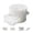 White, variant on Drawer Type Ice Cube Storage Bucket Easy Release Ice Tray Container With Handle Leakproof Ice Storage Bin For Fridge Cocktail Drinks Party(White-17.5X14X17.5Cm)