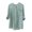 Green, variant on LEAVINGSUO 2023 Fall Womens Tops Plus Clearance Women's Solid Cotton and Linen 3/4 3/4 Sleeve Tops Button Cardigan V-Neck Tops/Shirt