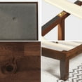 thumbnail image 6 of Zinus Moiz 42" Wood Platform Bed Frame with Adjustable Upholstered Headboard, Queen, 6 of 13