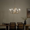 thumbnail image 6 of 52550CPZ-Kichler Lighting-Odensa - 8 Light Chandelier-20 Inches Tall and 29.25 Inches Wide-Champagne Bronze Finish, 6 of 8