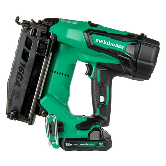 18V MultiVolt™  Brushless 16-Gauge Straight Finish Nailer (1x2.0Ah)